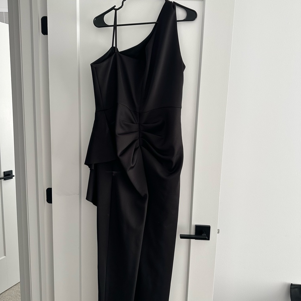 Xscape Black One-Shoulder Gown - Picture 5 of 5